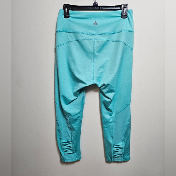Tek Gear Teal Capri Leggings High Waist Athletic - Picture 4 of 4